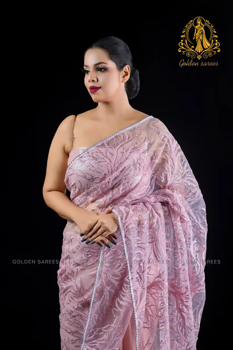 Crystal Designed saree - Image 55