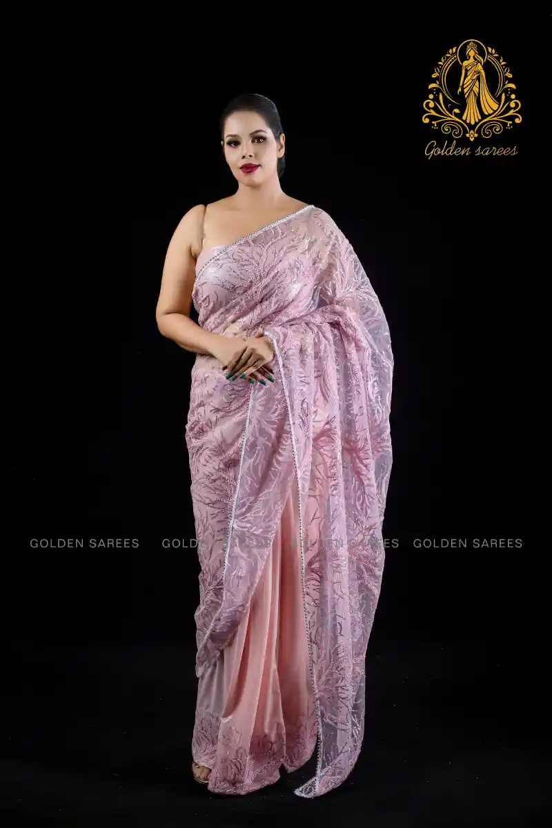 Crystal Designed saree - Image 56