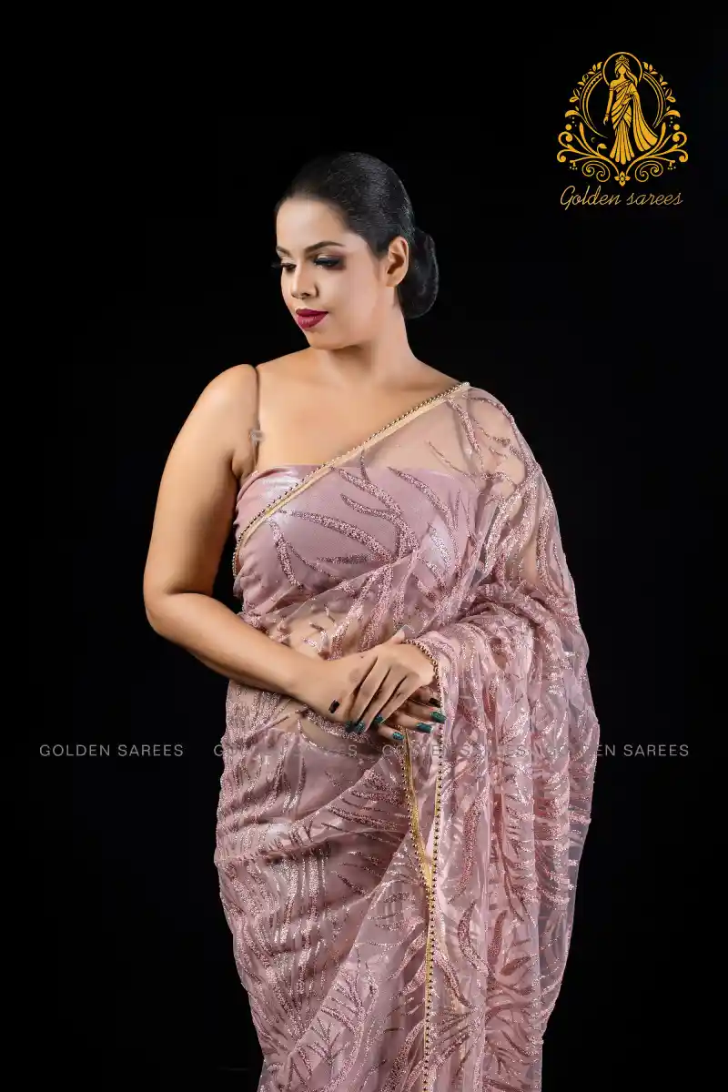Crystal Designed saree - Image 59
