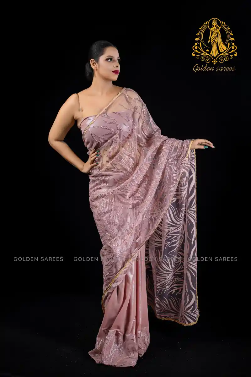 Crystal Designed saree - Image 60