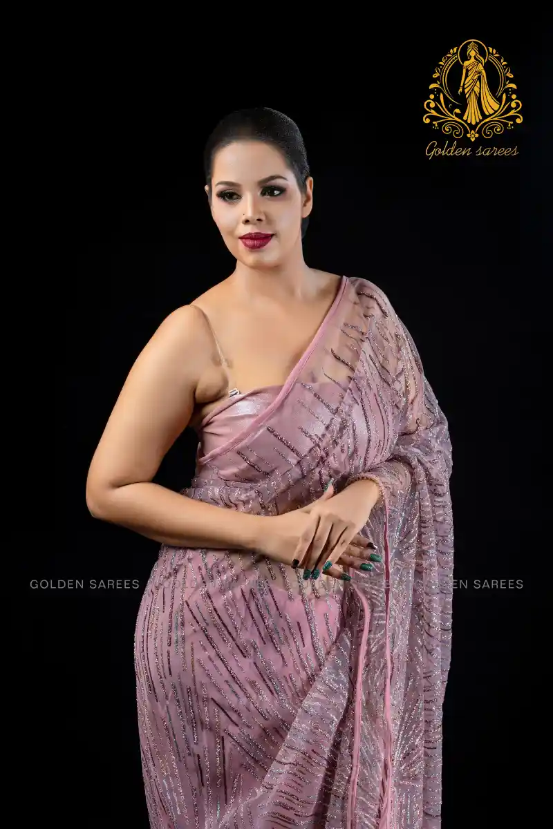 Crystal Designed saree - Image 15