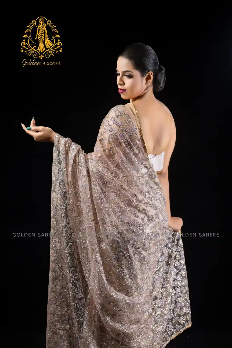 Crystal Designed saree - Image 20