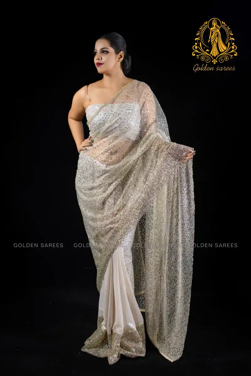 Crystal Designed saree - Image 63