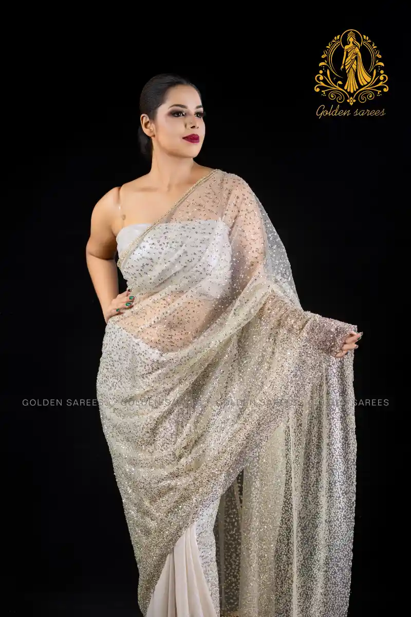 Crystal Designed saree - Image 66