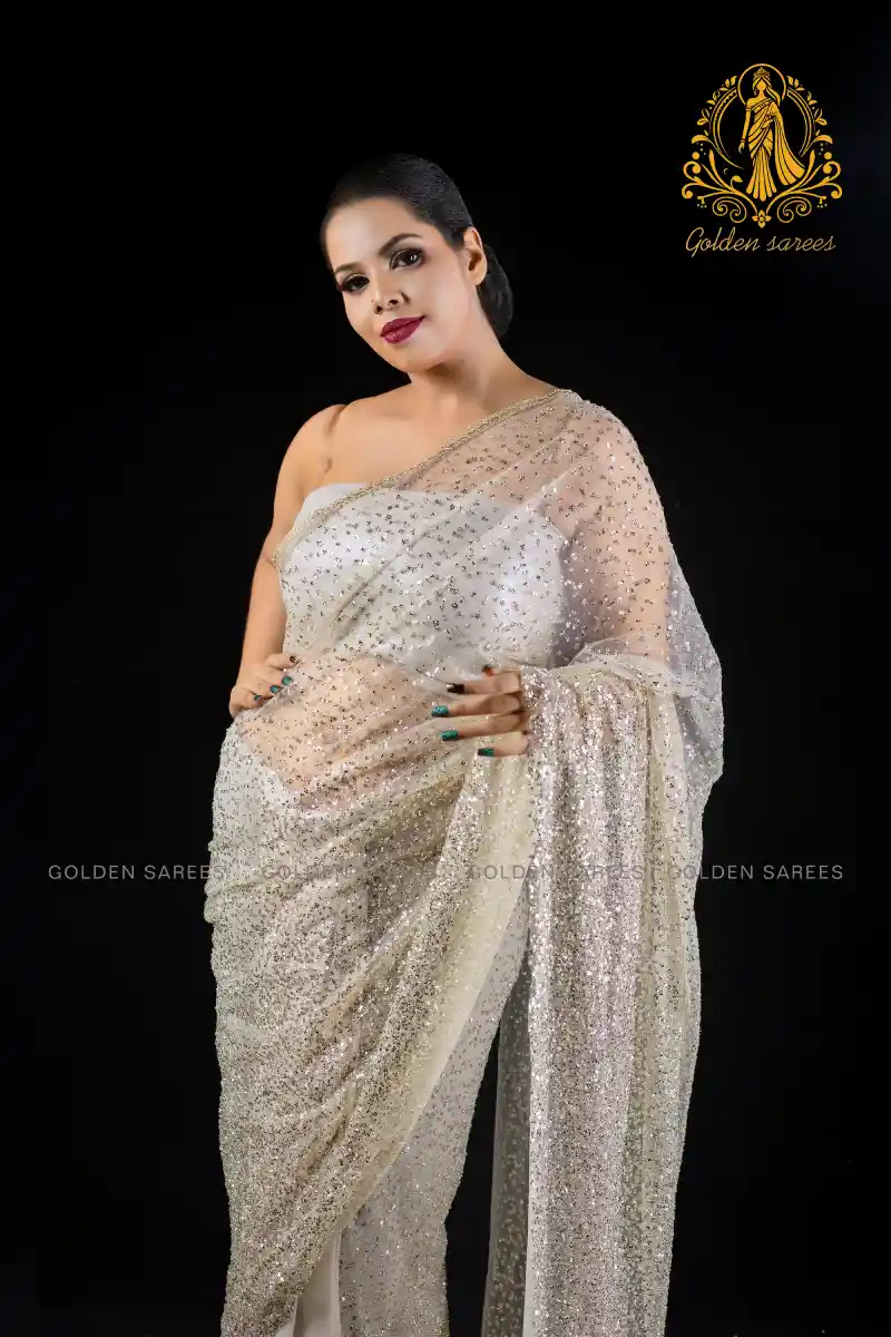 Crystal Designed saree - Image 65