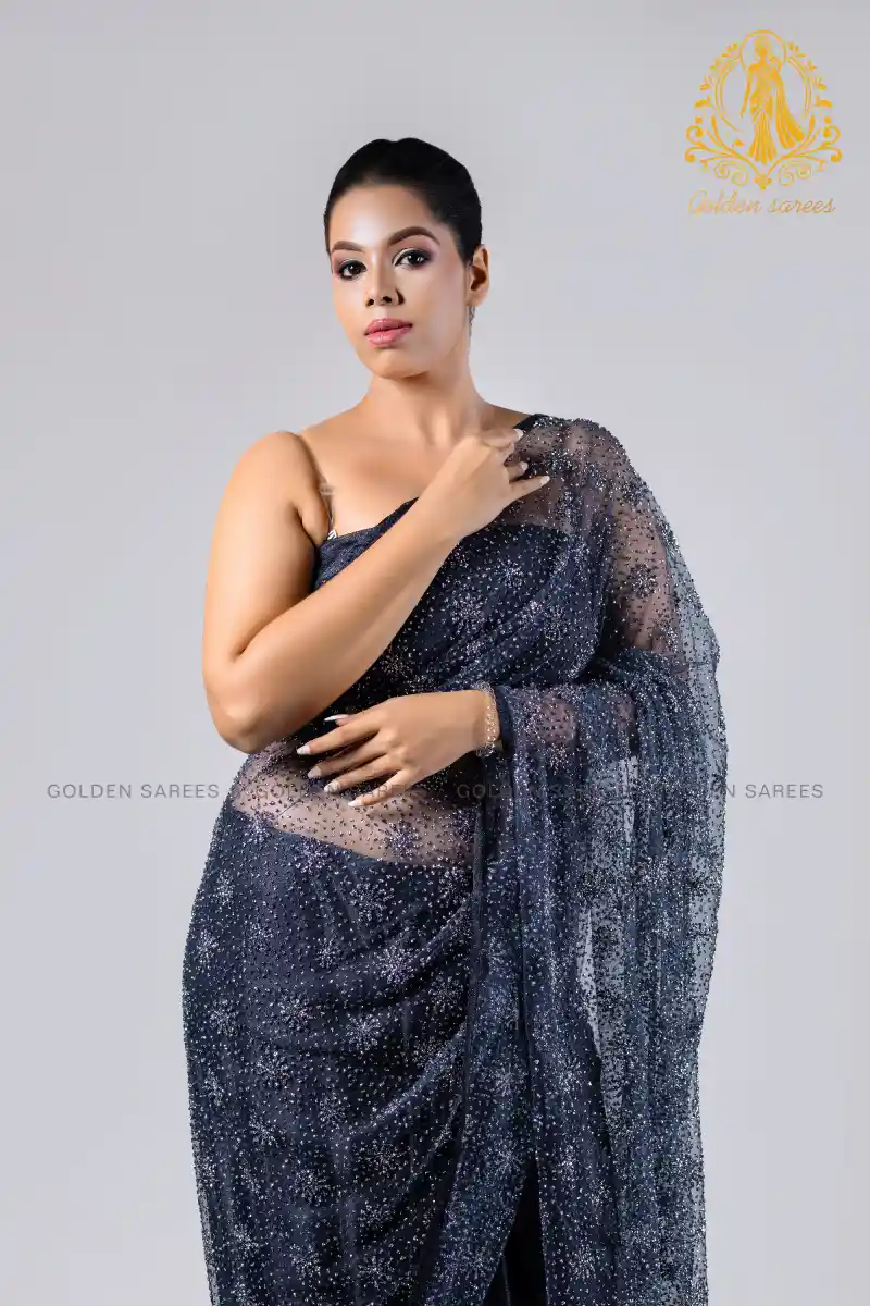 Crystal Designed saree - Image 62