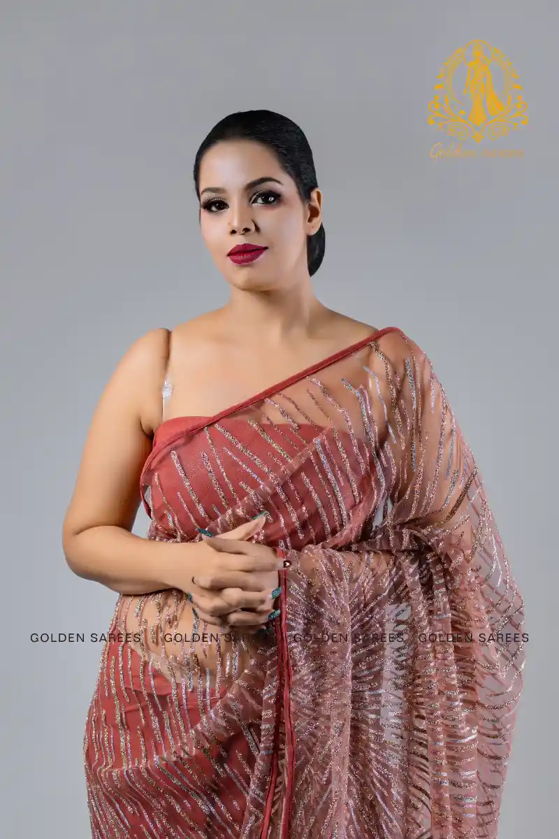 Crystal Designed saree - Image 31