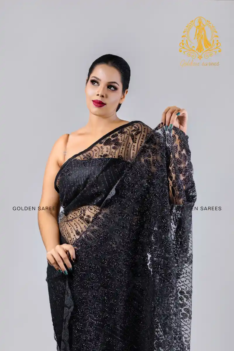 Crystal Designed saree - Image 35