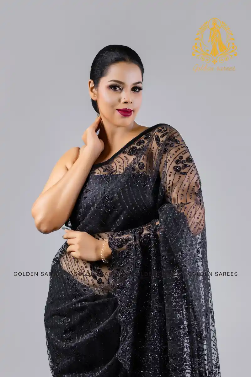 Crystal Designed saree - Image 36