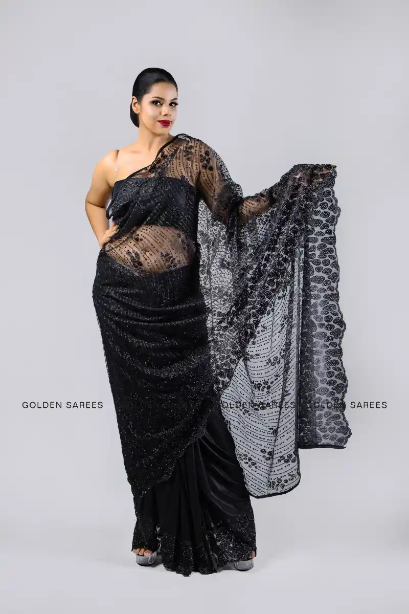 Crystal Designed saree - Image 37