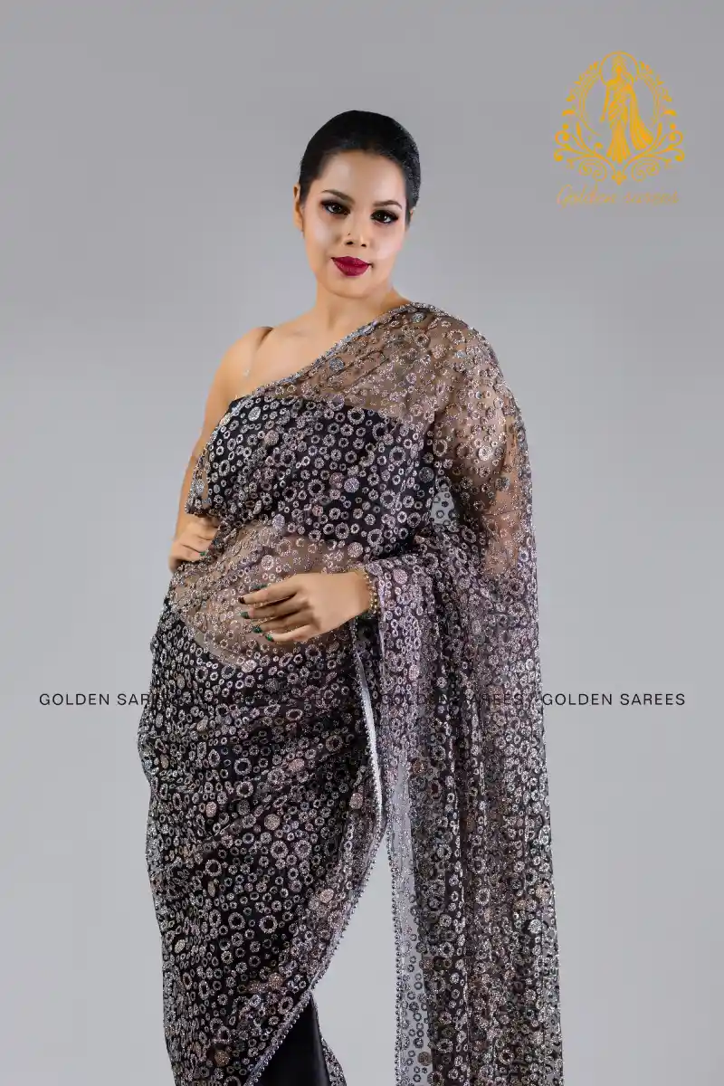 Crystal Designed saree - Image 39