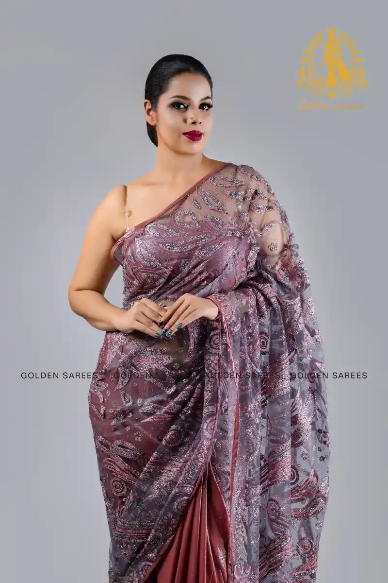 Crystal Designed saree - Image 44