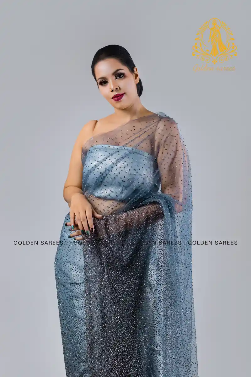 Crystal Designed saree - Image 50