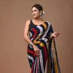 Printed Batik Saree